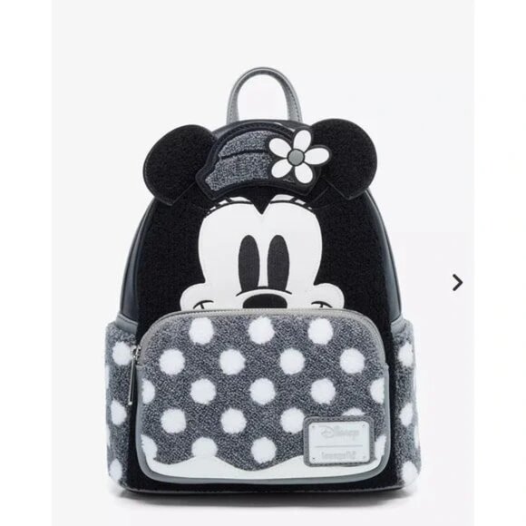 Loungefly Disney Steamboat Willie Minnie Mouse Mini Backpack‎